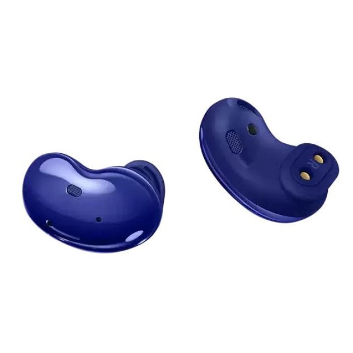 Bluetooth стерео навушники бездротові з боксом для зарядки SAMSUNG Galaxy Buds Live. Колір синій