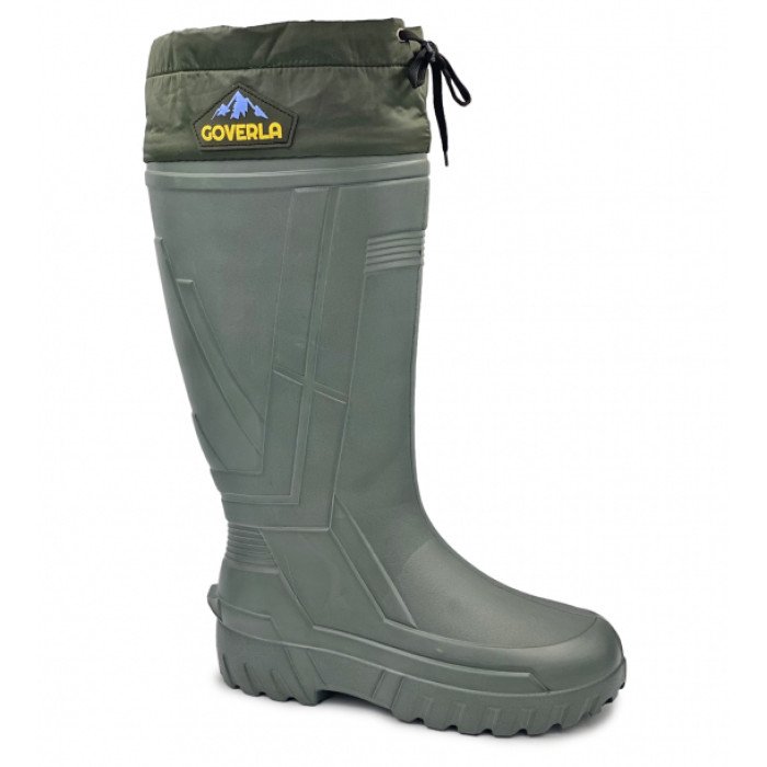 Чоботи якісні утеплені гумові високі. Розмір 44, гумові чоботи чоловічі робітники