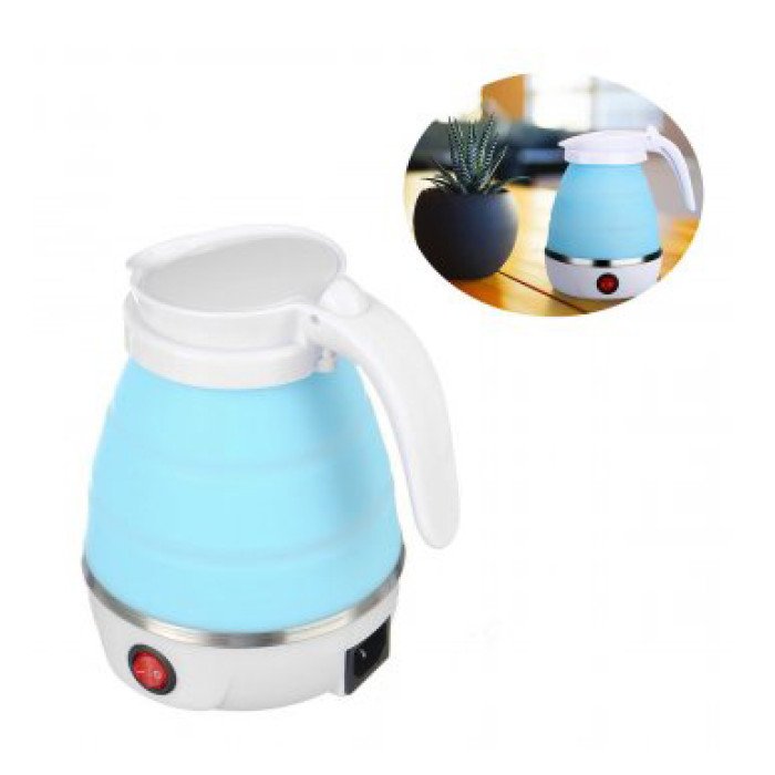 Електрочайник складаний Travel Folding 600 мл. Колір: блакитний