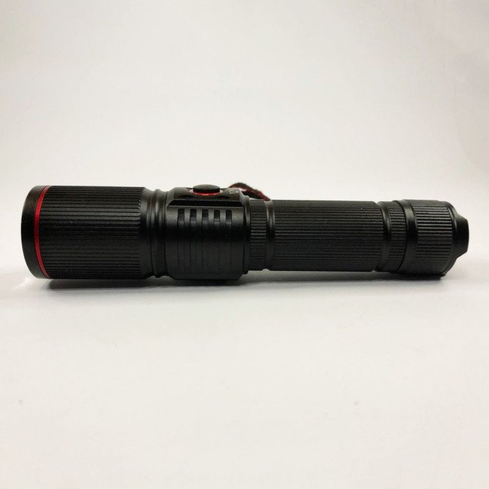 Ліхтар переносний P520-P50, ЗУ Type-C, 1x18650/3xAAA, zoom, індикація заряду, ремінець, Водонепроникний