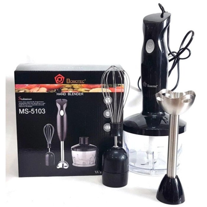 Подарунковий набір: сендвічница DOMOTEC MS-7777 + Блендер DOMOTEC MS-5103