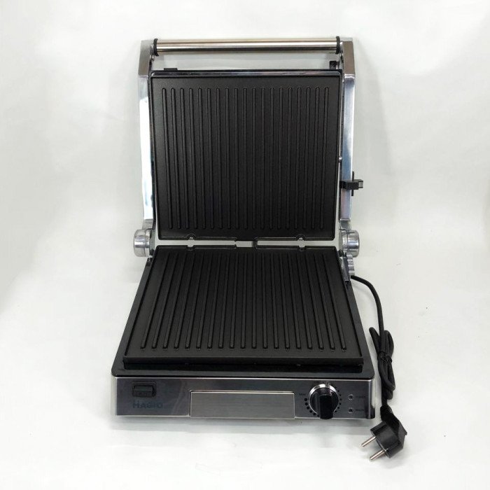 Електрогриль-барбекю електричний Magio МG-372 Антипригарне покриття 2200W, домашній гриль для шаурми