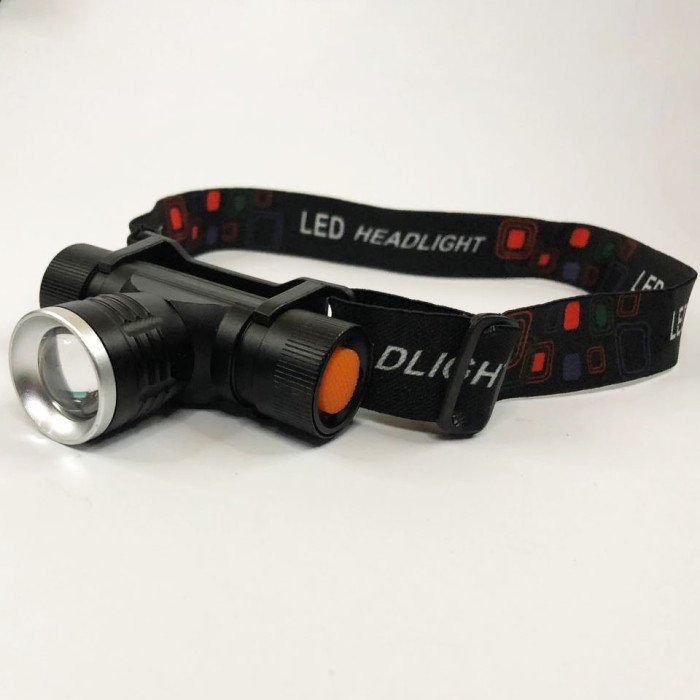 Ліхтар налобний Police 5808-T6 (Cree XM-L-T6, 1050 люмен, 3 режими, 1х18650), Світлодіодний налобний