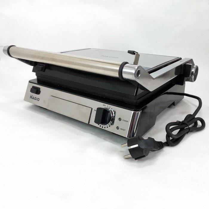 Електрогриль-барбекю електричний Magio МG-372 Антипригарне покриття 2200W, домашній гриль для шаурми