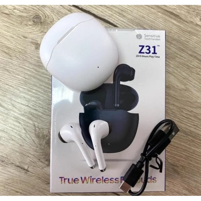 Бездротові Вакуумні Bluetooth навушники в кейсі UKC True Wireless Earbuds Z31