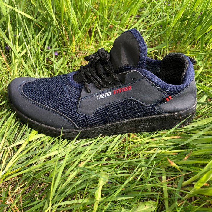 Кросівки сітка чоловіча сіточка 41 розмір. Чоловічі кросівки з тканини, що дихають. Модель 23576. Колір: синій