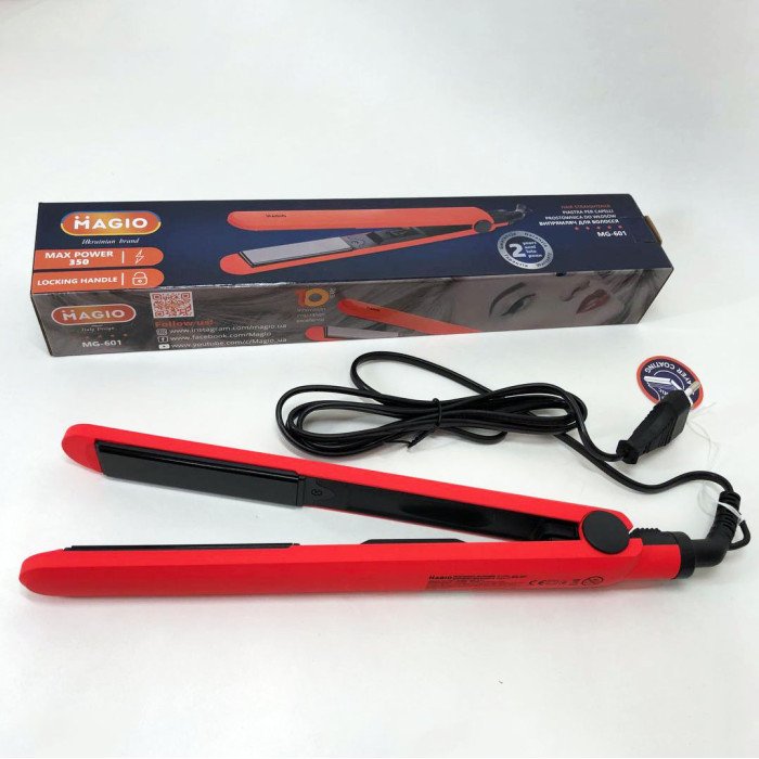 Щипці для волосся MAGIO MG-601, праска для волосся з терморегулятором, гофре плойка праска для волосся