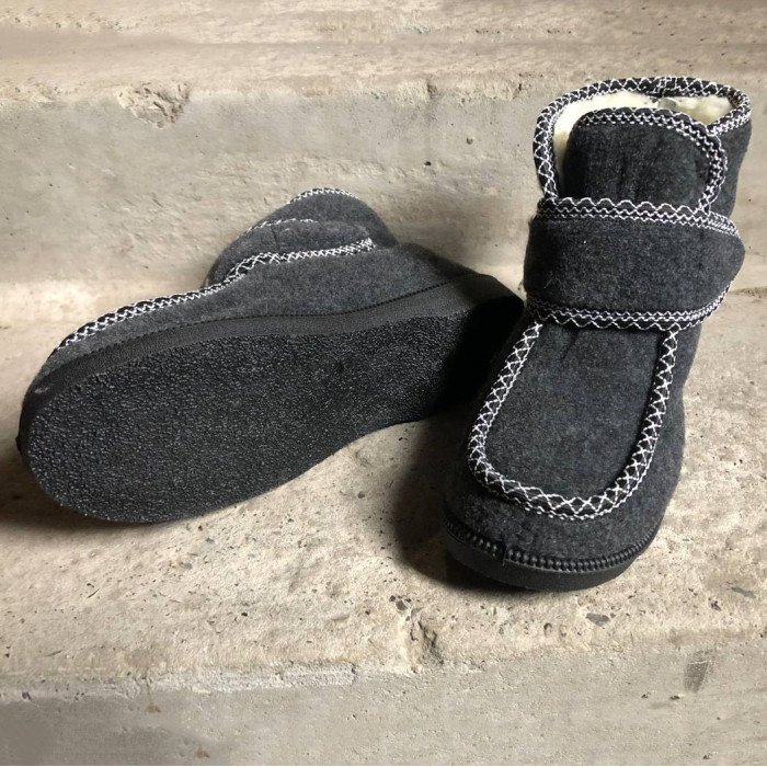 Черевики жіночі хутряні утеплені з застібкою 39 розмір, Домашні тапочки для жінок, Хутряні бурки