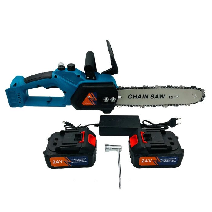 Акумуляторна ланцюгова пила Chain Saw 12'' (30см) DOMOTEC Ланцюгова Пила на акумуляторах для дому