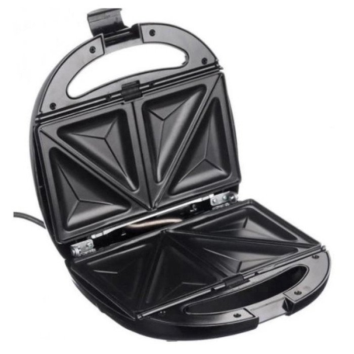 Сендвічниця бутербродниця електрична з антипригарним покриттям Bitek BT-7770 притискна 750 ВТ