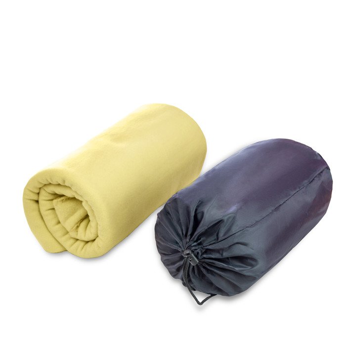 Плед 180*150см туристичний для кемпінгу, пляжний рушник для пікніка, плед в авто. Колір: бежевий