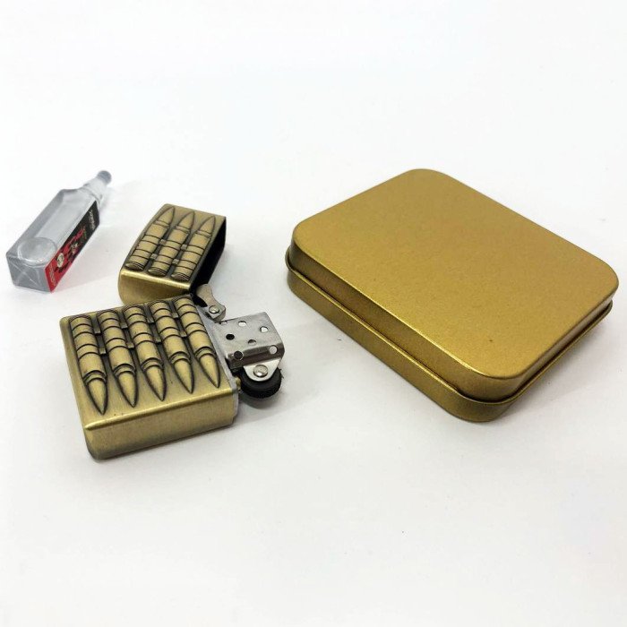 Запальничка бензинова в подарунковій коробці 367-1, запальничка подарунок на день народження, незвичайна запальничка