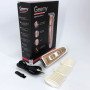 Машинка для стрижки волосся Gemei GM-6113 акумуляторна, чоловіча машинка для гоління. Колір: золотий