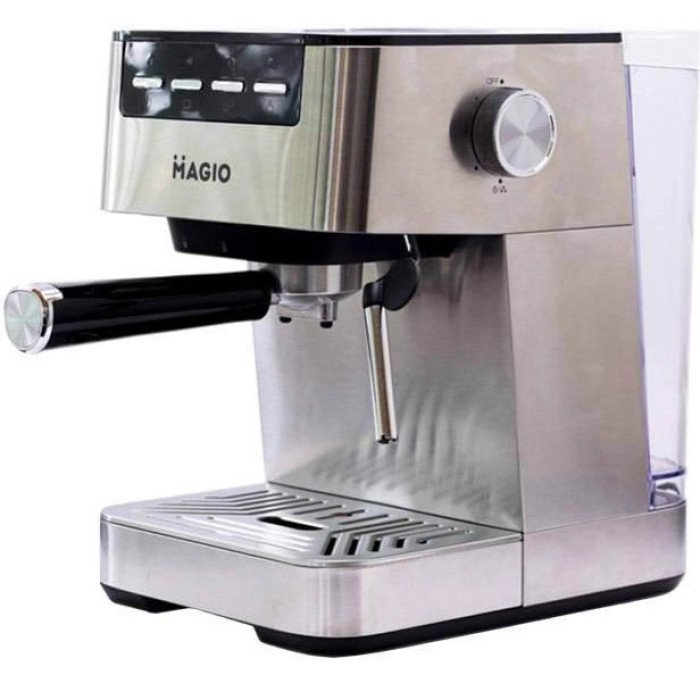 Кавоварка рожкова MAGIO MG-453 960 Вт, кавоварка з можливістю приготування еспресо, кавоварка латте