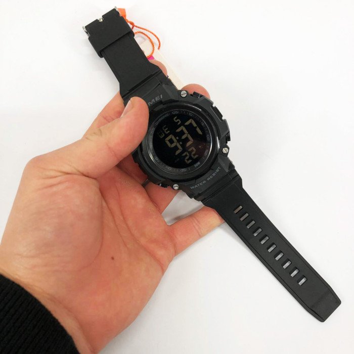 Годинник наручний чоловічий SKMEI 1886BKBK BLACK-BLACK, модний чоловічий годинник, годинник наручний чоловічий. Колір: чорний