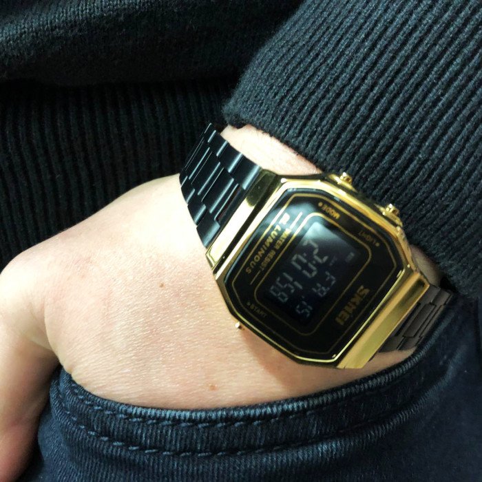 Годинник наручний чоловічий SKMEI 1647GDBK, фірмовий спортивний годинник, оригінальний чоловічий годинник