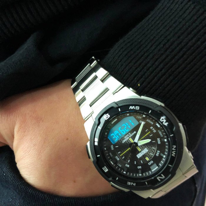 Годинник наручний чоловічий SKMEI 1370SI, армійський годинник протиударний, водонепроникний чоловічий годинник