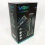 Акумуляторна бездротова машинка для стрижки волосся VGR V-696 з LED дисплеєм та ТУРБО режимом
