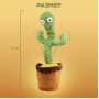 Інтерактивна іграшка Dancing cactus розмовляє танцюючий кактус, м'яка іграшка кактус, Плюшевий кактус