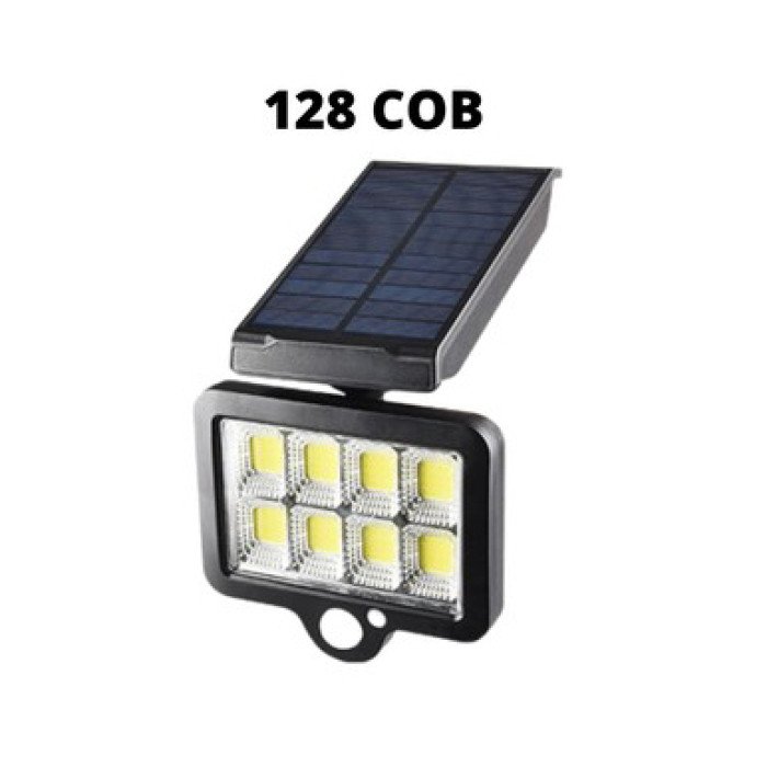 Сонячний світлодіодний настінний світильник з датчиком руху - YT-140