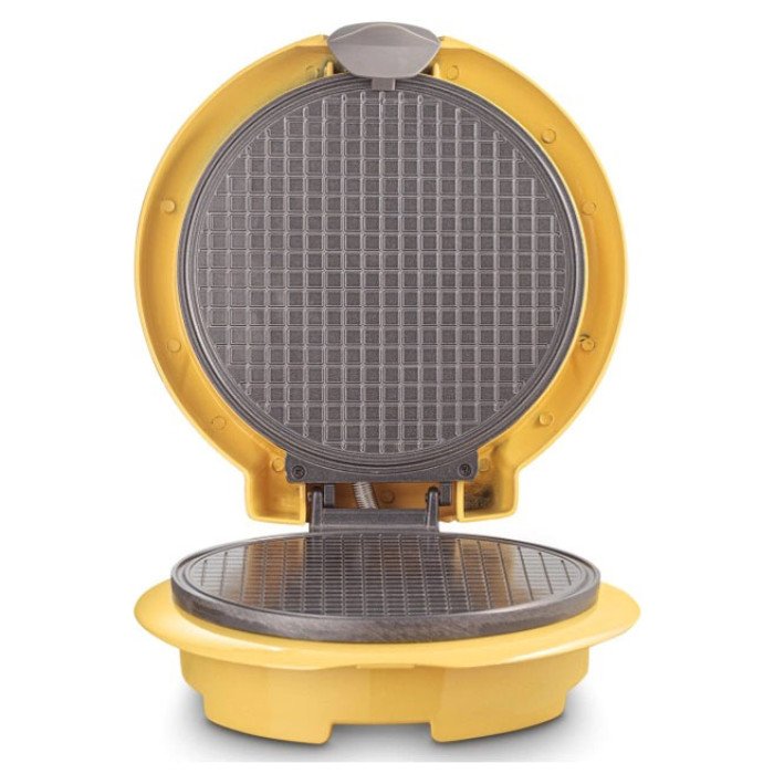 Вафельниця кругла Magio MG-397 1 секція 750 Вт, Електровафельниця для тонких вафель, електрична