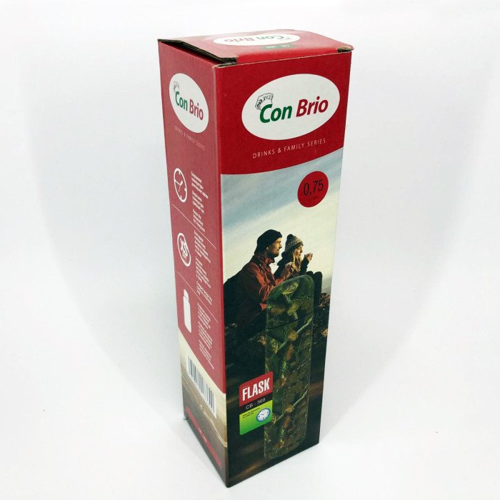 Термос CON BRIO CB-369 750мл 0,75л маскувальний, Хороший невеликий термос, Термос для питної води