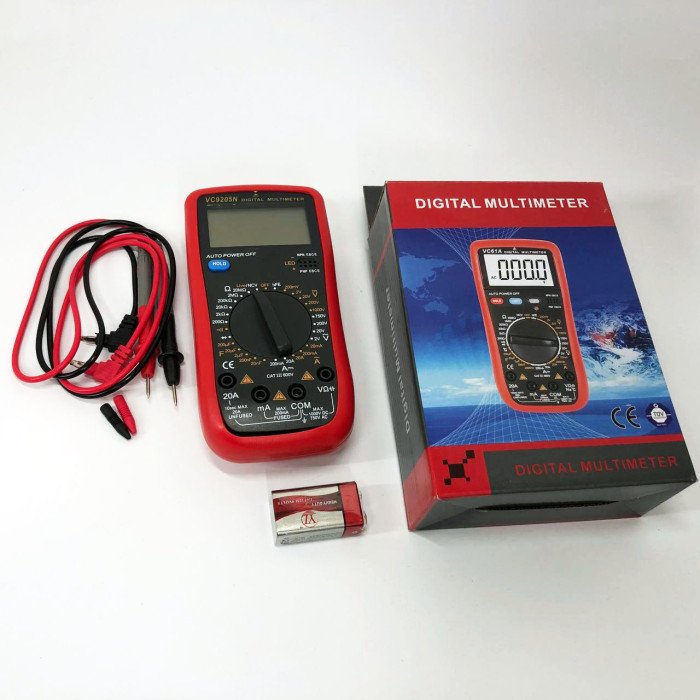 Цифровий Професійний мультиметр VC9205N тестер вольтметр, електровимірювальні тестери