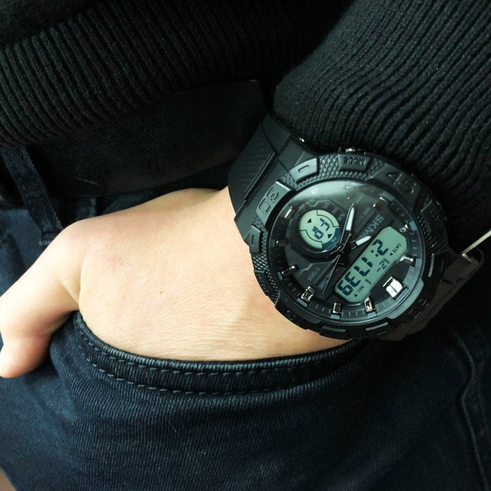 Годинник наручний чоловічий SKMEI 1881BKWT, годинник армійський оригінал, наручний годинник для військових