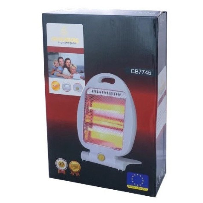 Інфрачервоний кварцовий обігрівач Crownberg CB-7745, енергозберігаючий кварцовий обігрівач