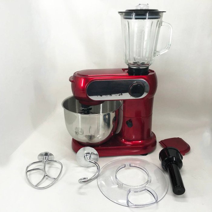 Кухонний комбайн 3 в 1 Crownberg CB-3404 Тістоміс-М'ясорубка-Блендер (2200 Вт)