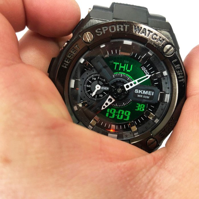 Годинник наручний чоловічий SKMEI 2101BK, армійський годинник протиударний, оригінальний чоловічий годинник спортивний