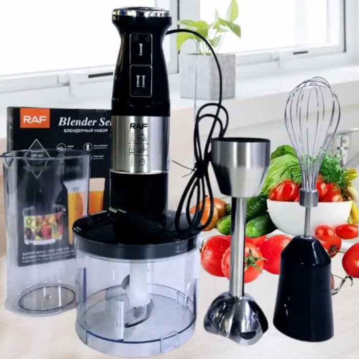 Блендер стаціонарний домашній кухонний 4в1 RAF R326 800Вт