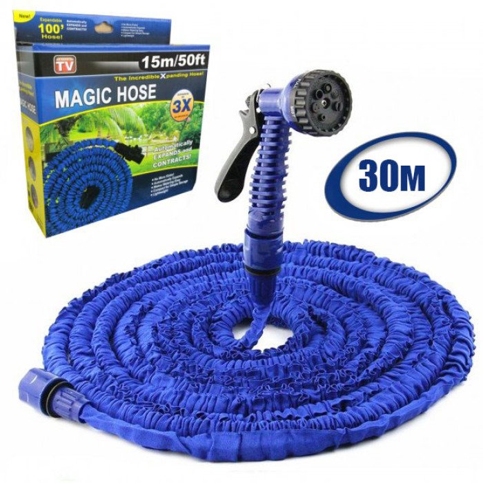Шланг садовий Magic House 30.0м. Колір синій