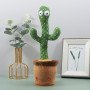 Інтерактивна іграшка Dancing cactus розмовляє танцюючий кактус, м'яка іграшка кактус, Плюшевий кактус