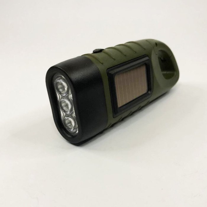 Ліхтар для кемпінгу LS-015-3х0.5W, вбудований акумулятор, сонячна батарея, ручна зарядка