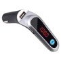 FM модулятор CAR G6 Bluetooth USB AUX MicroSD трансмітер, блютуз трансмітер для авто. Колір: сірий