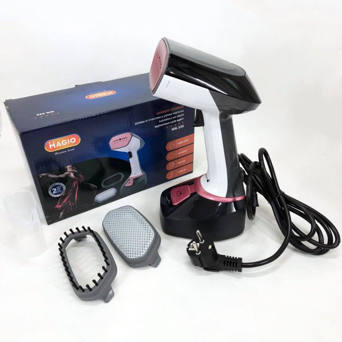 Відпарювач MAGIO MG-336 1400 Вт, портативний відпарювач, побутовий ручний пароочисник універсальний