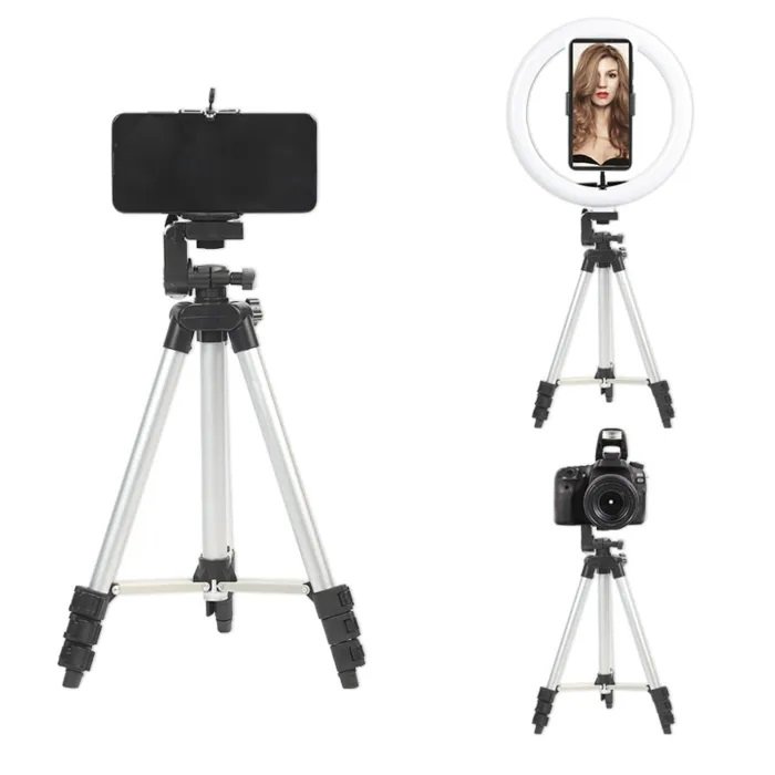 Комплект: Штатив TriPod 3120 + Кільцева лампа 20 см