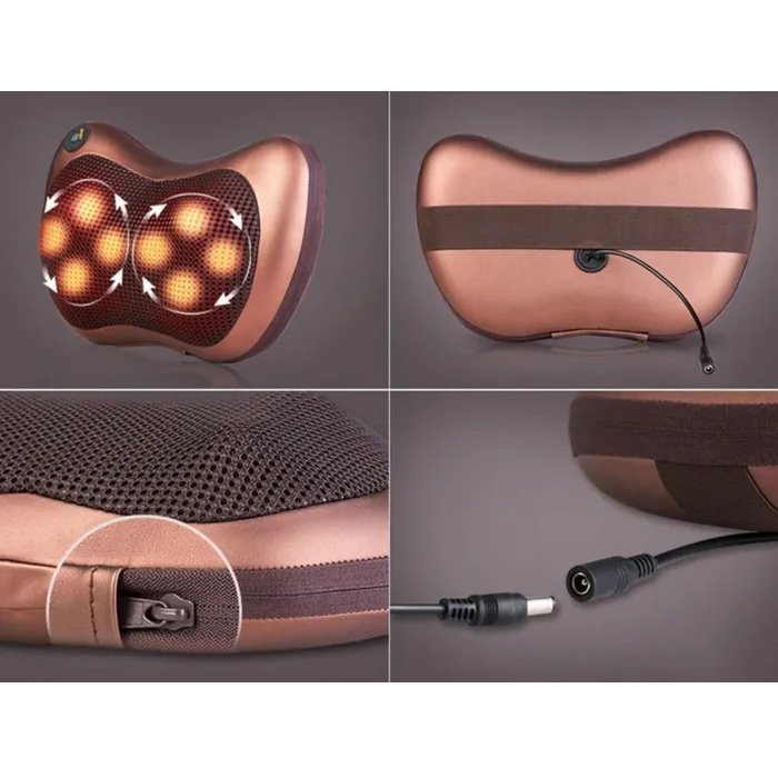 Масажна подушка Car and Home Massage Pillow, масажер для шиї автомобільний