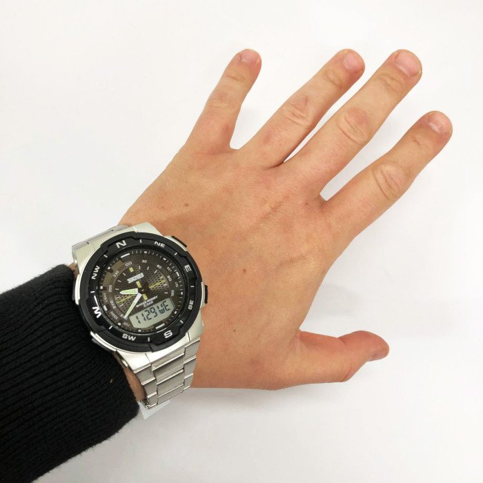 Годинник наручний чоловічий SKMEI 1370SI, армійський годинник протиударний, водонепроникний чоловічий годинник