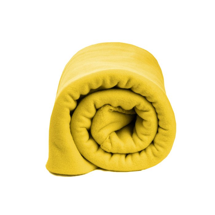 Плед 180*150см туристичний для кемпінгу, пляжний рушник для пікніка, килимок. Колір: жовтий