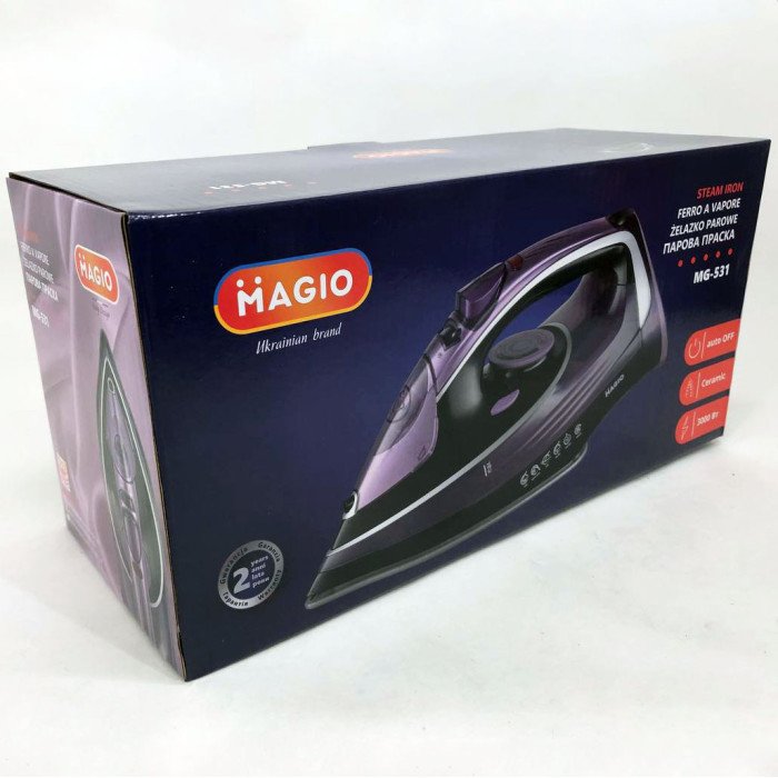 Праска MAGIO MG-531, професійна праска, хороші праски, парова праска відпарювач
