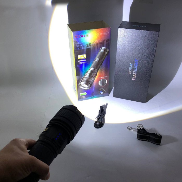 Ліхтар CB-G400 WHITE LASER LED PM60-TG, Сильний ліхтарик, Ліхтар ручний тактичний