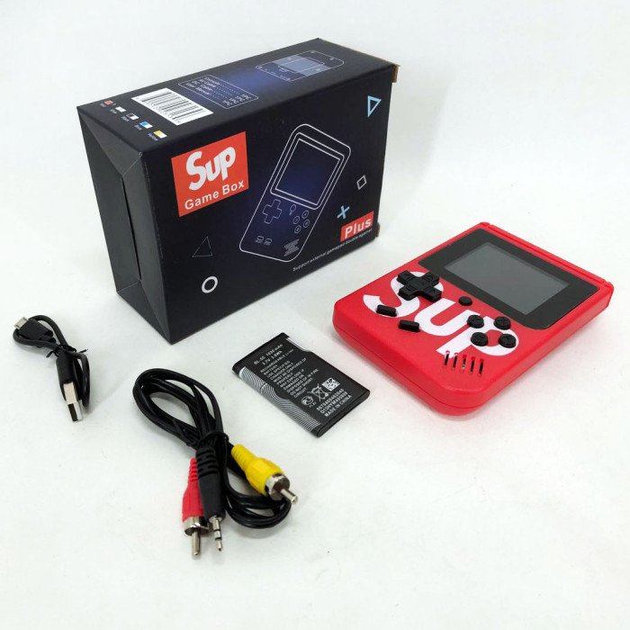 Ігрова консоль Sup Game Box 500 ігор, ігрова консоль для телевізора. Колір: червоний