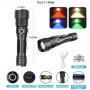 Ліхтар ручний акумуляторний PLD-11-4XPE(RGB), Кишеньковий ліхтар із usb зарядкою, Тактичний ліхтар police