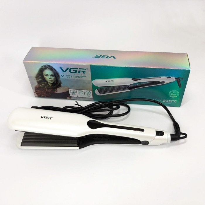 Широка плойка гофре для прикореневого об'єму VGR V-557 70 Вт з дисплеєм та 14 температурними режимами