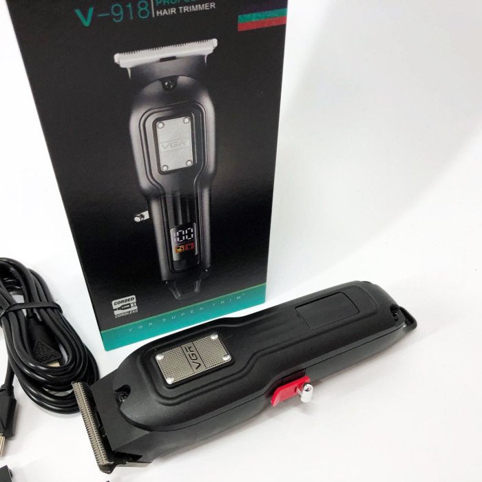 Машинка для стрижки волосся VGR V-918, Бездротова електробритва, Машинка для стрижки волосся домашня