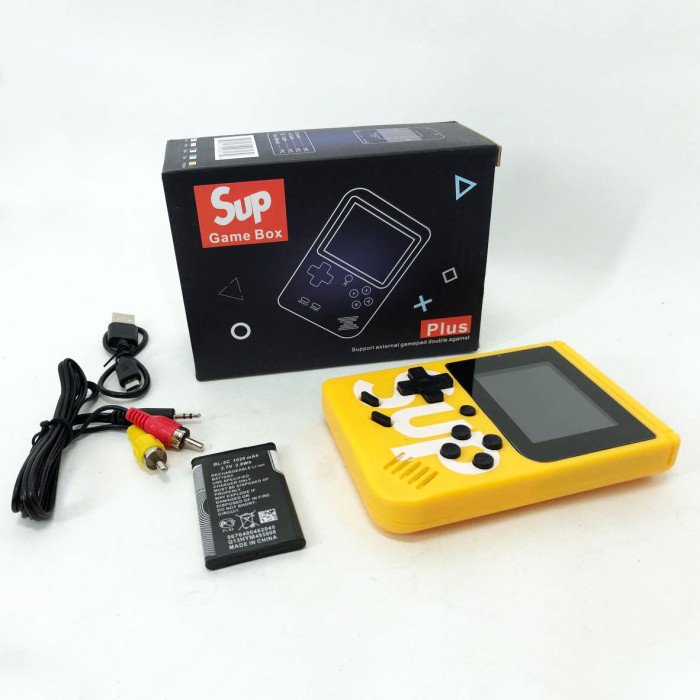 Портативна ретро консоль Sup Game Box 500 ігор, Ігрова приставка джойстиками телевізор, Тетріс приставка