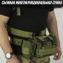 Рюкзак тактичний 55л з трьома підсумками! Якісний штурмовий для походу подорожей великий рюкзак баул