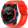 Розумний смарт-годинник Smart Watch V8. Колір: червоний